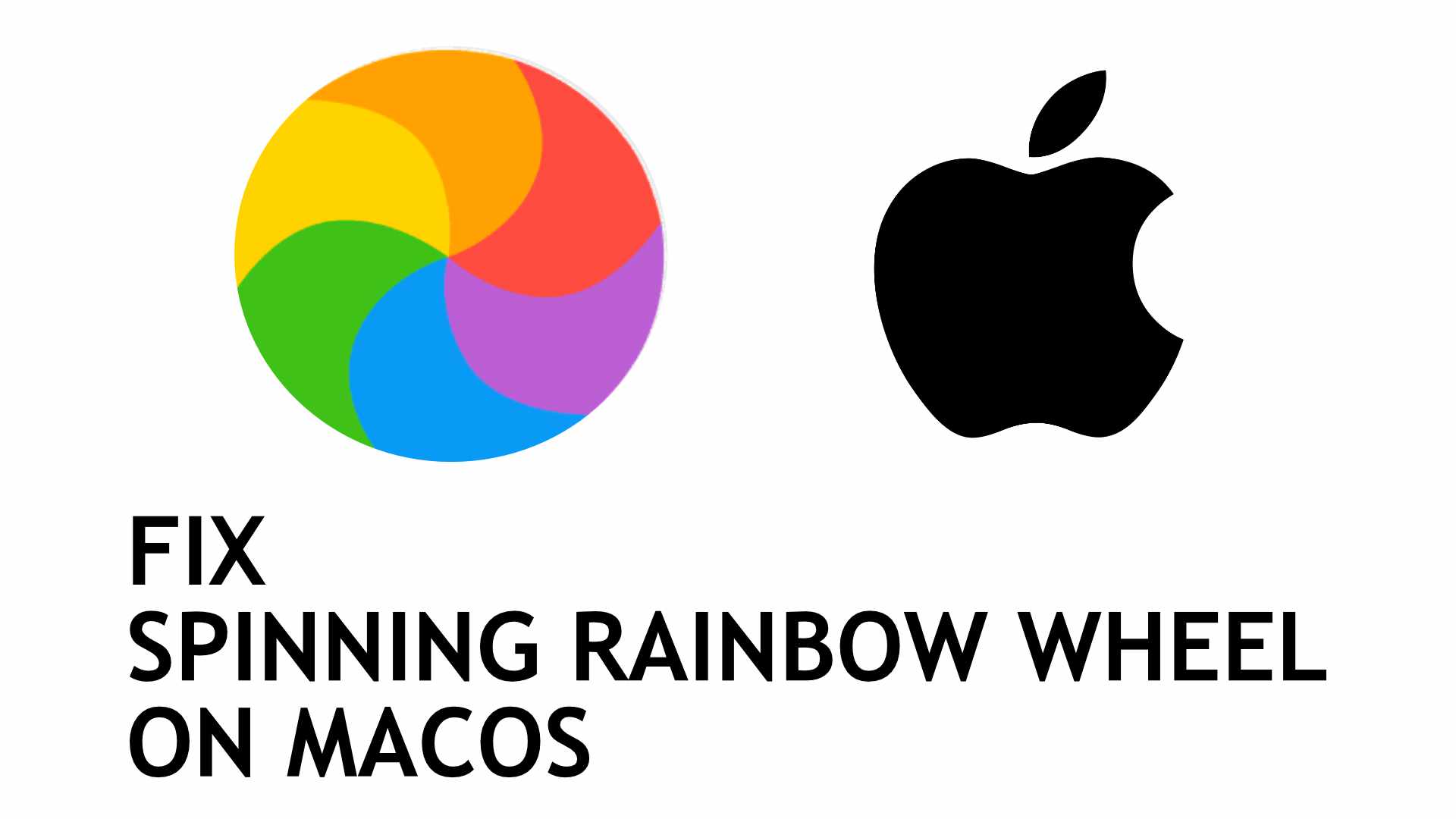 Fix Spinning Rainbow Wheel MacOS